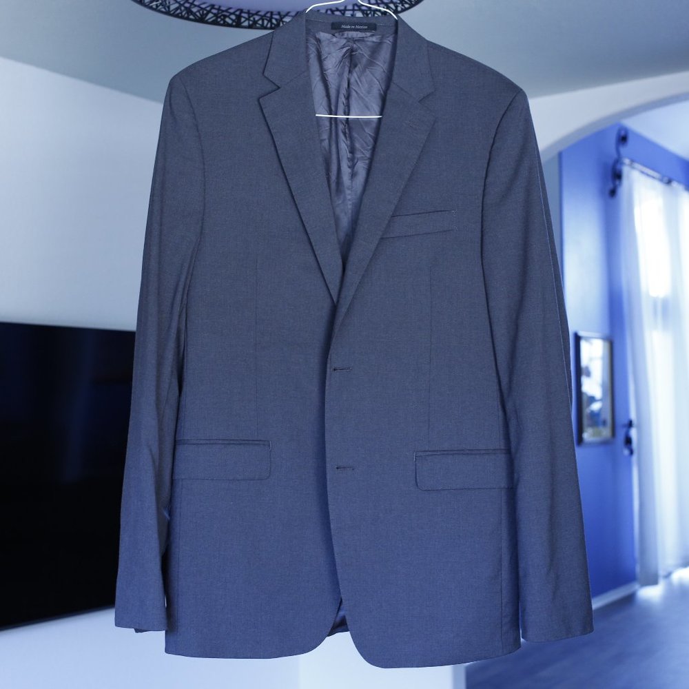 Ralph Lauren 40L Blazer dark gray wool